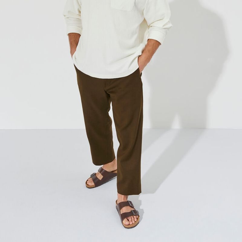Birkenstock Arizona Vintage Wood Roast Grip Natur skinn normal
