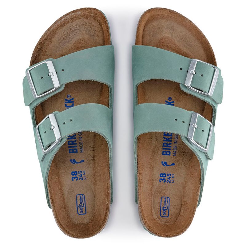 Birkenstock Arizona SFB Beryl Nubuck skinn smal