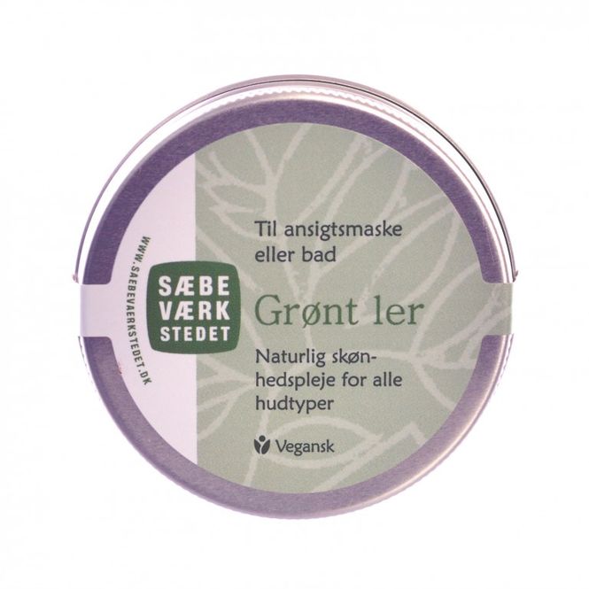 Hovedbilde SV Ansiktsmaske grønn leire (50 gr)