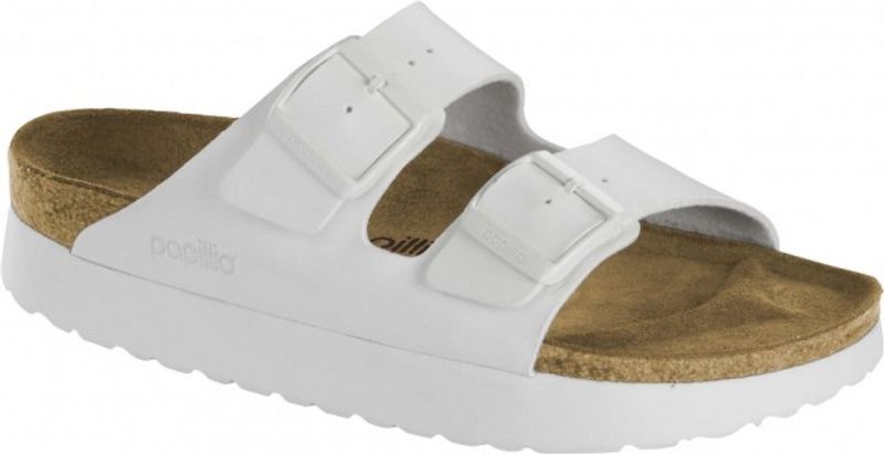 Birkenstock Arizona BF hvit platå smal