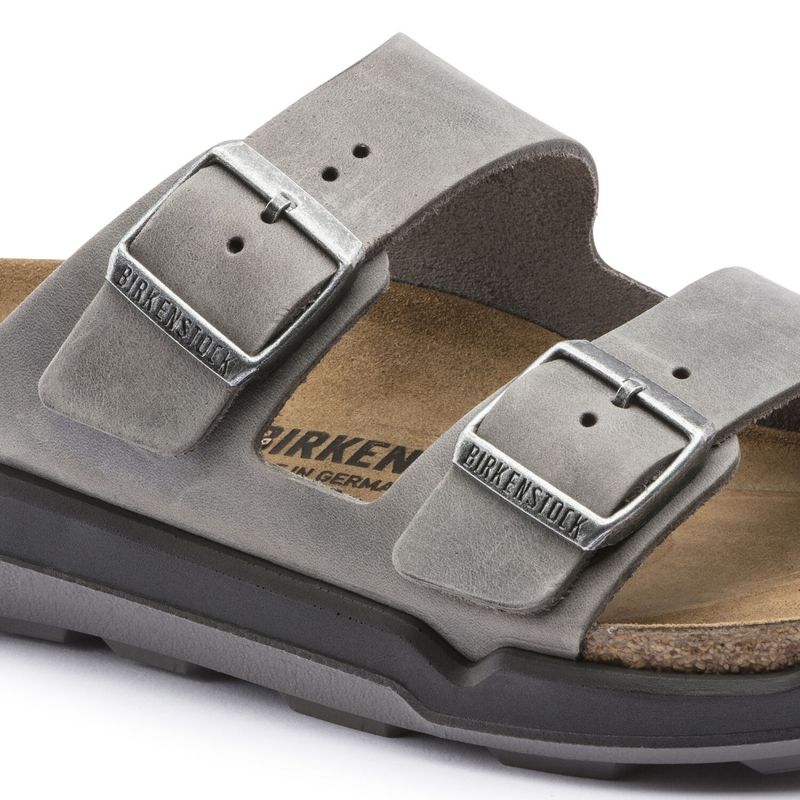 Birkenstock Arizona CT Cross Track Iron skinn normal