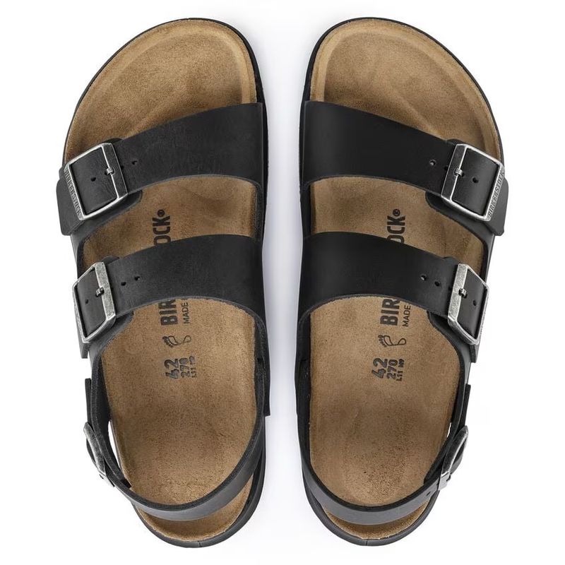 Birkenstock Milano CT Cross Track svart oljet skinn normal