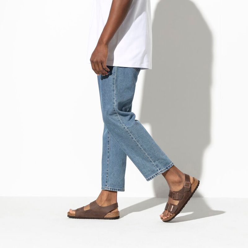 Birkenstock Milano Habana oljet skinn normal