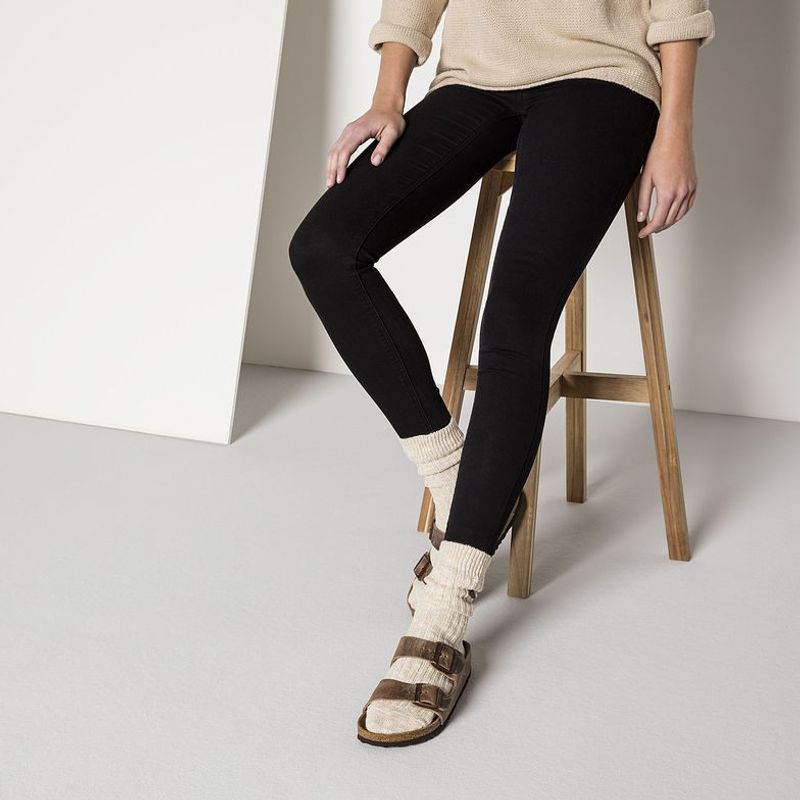 Birkenstock Arizona SFB Tabacco Oljet Skinn normal myk