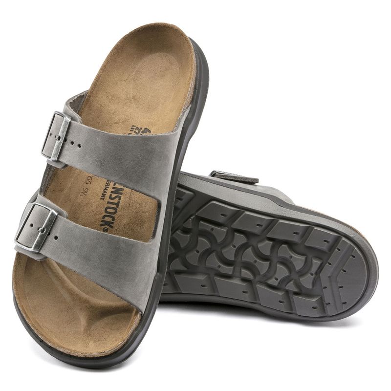 Birkenstock Arizona CT Cross Track Iron skinn normal