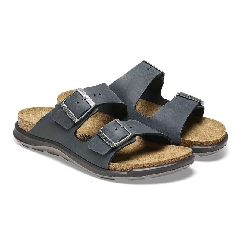 Birkenstock Arizona CT Crosstown Svart oljet skinn smal