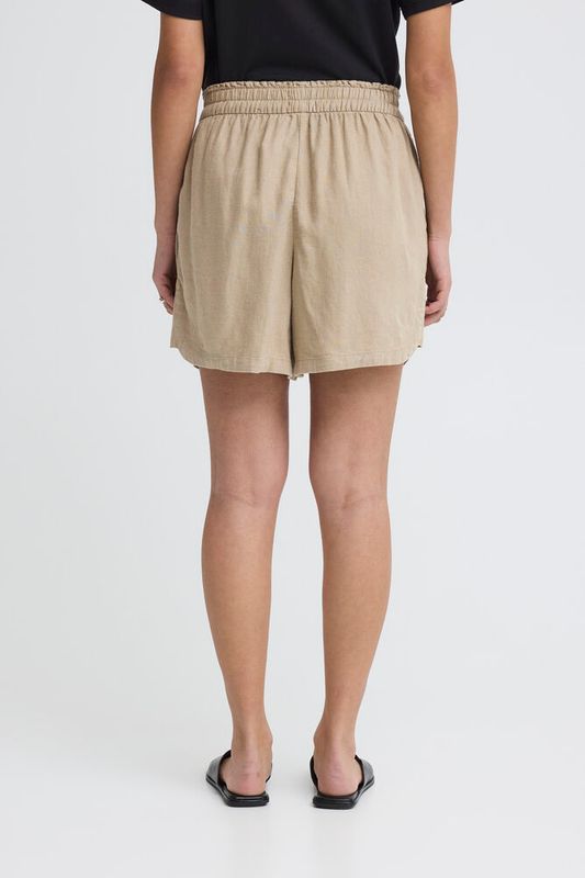 Ichi Shorts timber wolf beige
