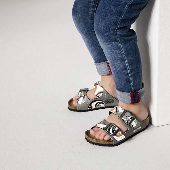 Hovedbilde Birkenstock Arizona Starwars BB-8 grå