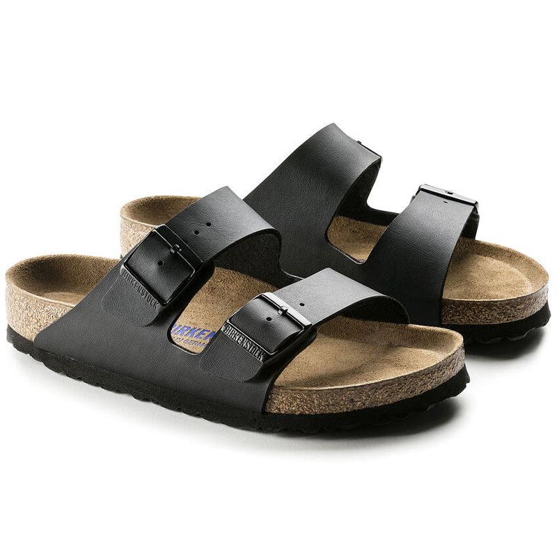 Birkenstock Arizona BF svart myk såle smal