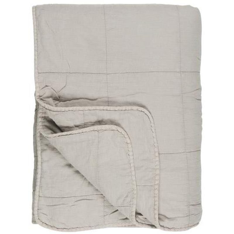 IB Laursen Vintage Quilt ash grey 130x180
