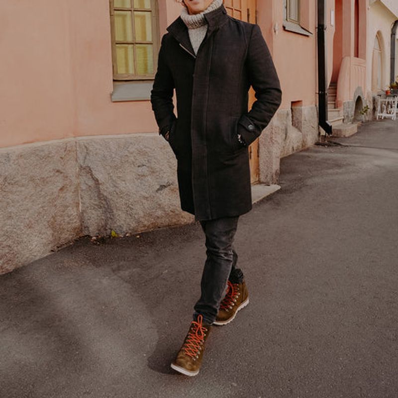 Pomar Lukki Herre Gore-Tex® ankel støvel Oliven