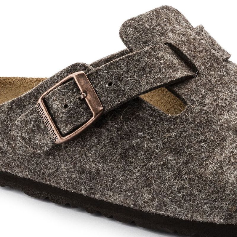 Birkenstock Boston Cacao ullfilt normal