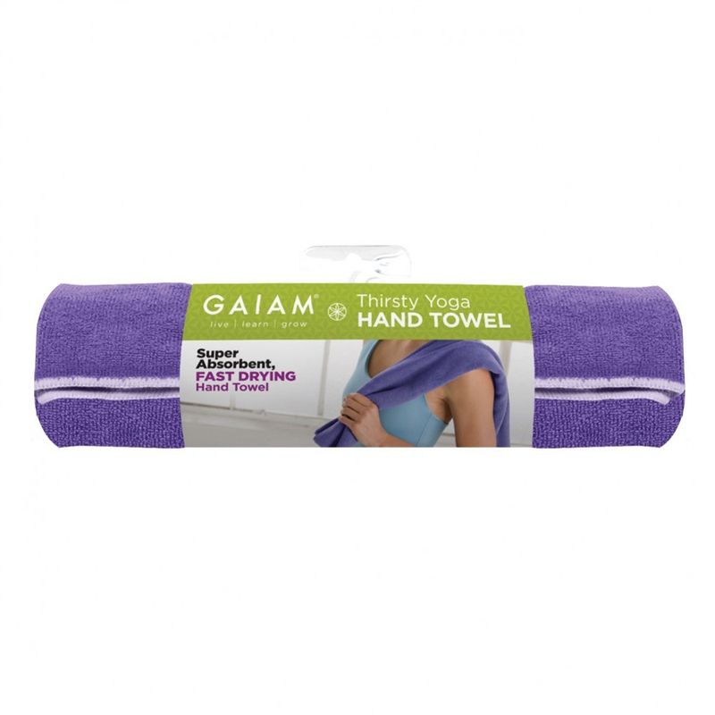 Gaiam Thirsty Yoga Håndkle Lilla, Lite
