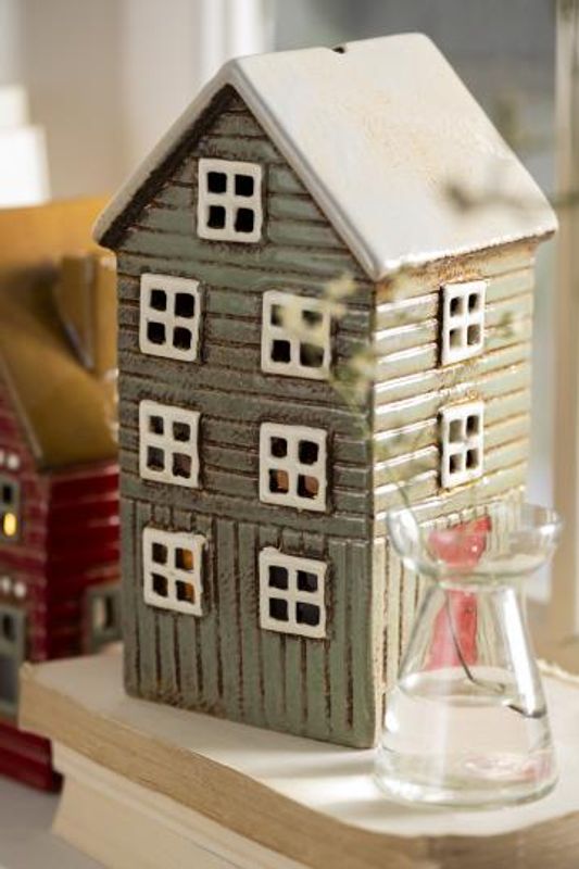 IB Laursen Hus Nyhavn rød sidedør for telys