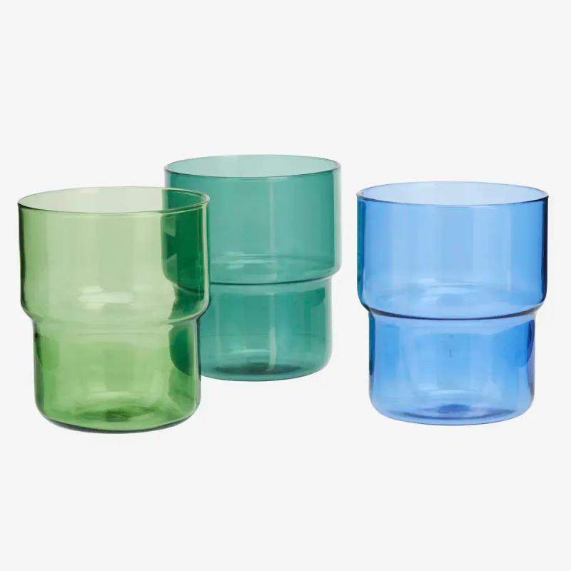 Madam Stoltz Fargede drikkeglass