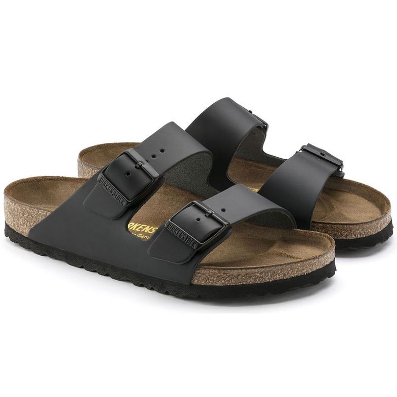 Birkenstock Arizona Svart skinn - normal