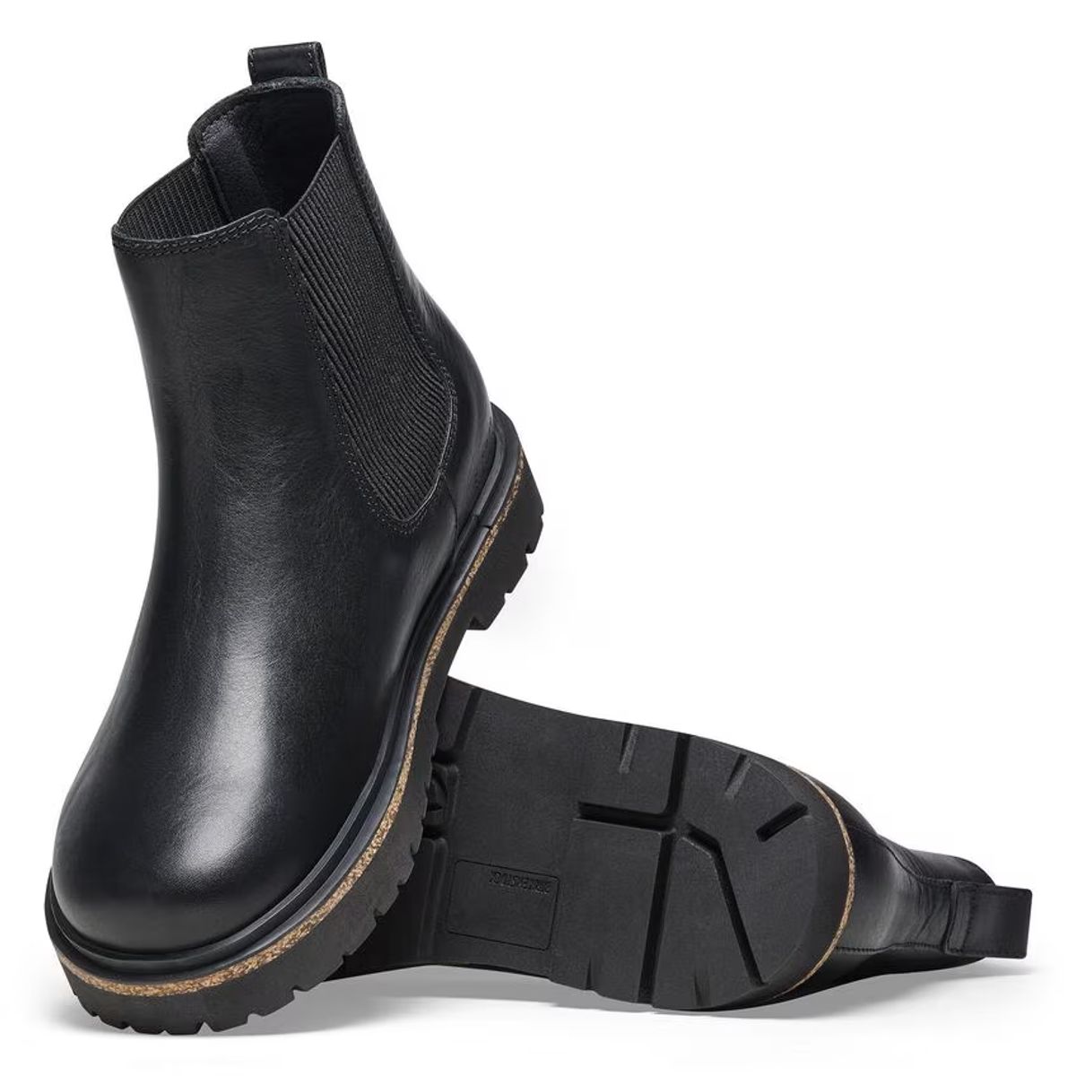 Birkenstock Highwood Slip on Mid Dame skinn svart normal