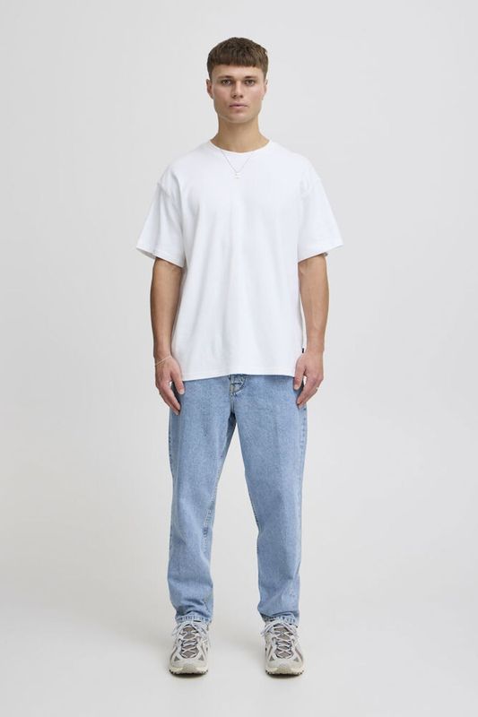 Solid T-shirt Danten bomull hvit