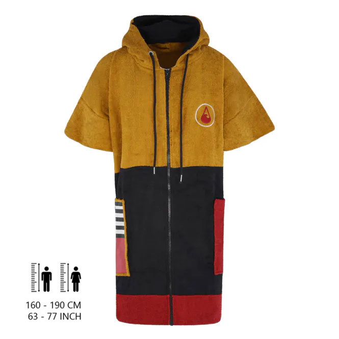Hovedbilde Poncho håndkle Dusty m zip M