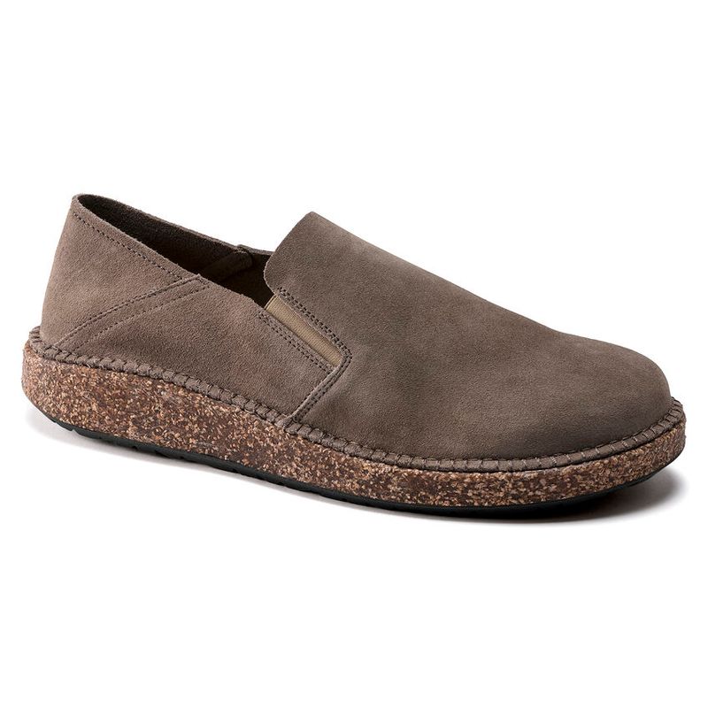Birkenstock Callan Gray taupe semsket skinn normal