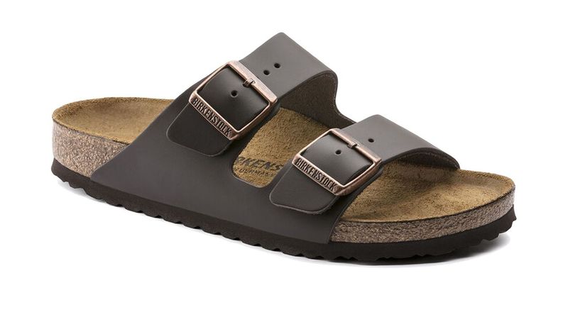 Birkenstock Arizona Mørkebrun Skinn normal