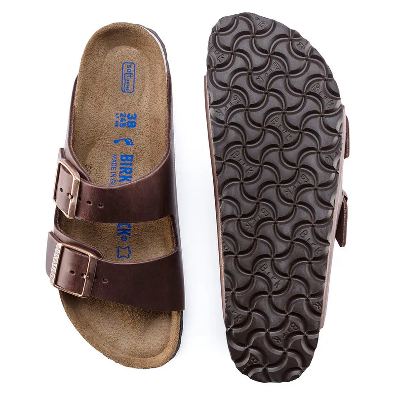 Birkenstock Arizona SFB Habana oljet skinn normal myk