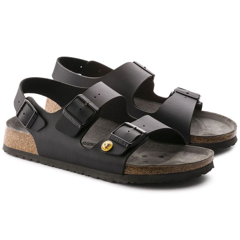 Birkenstock Milano ESD BF svart pro smal