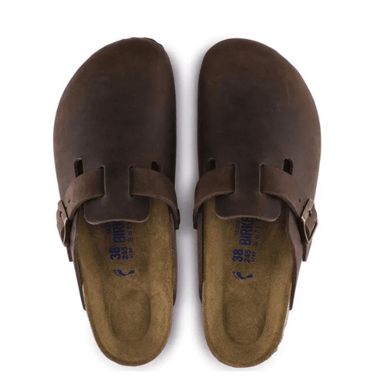 Birkenstock Boston SFB Habana oljet skinn normal myk såle