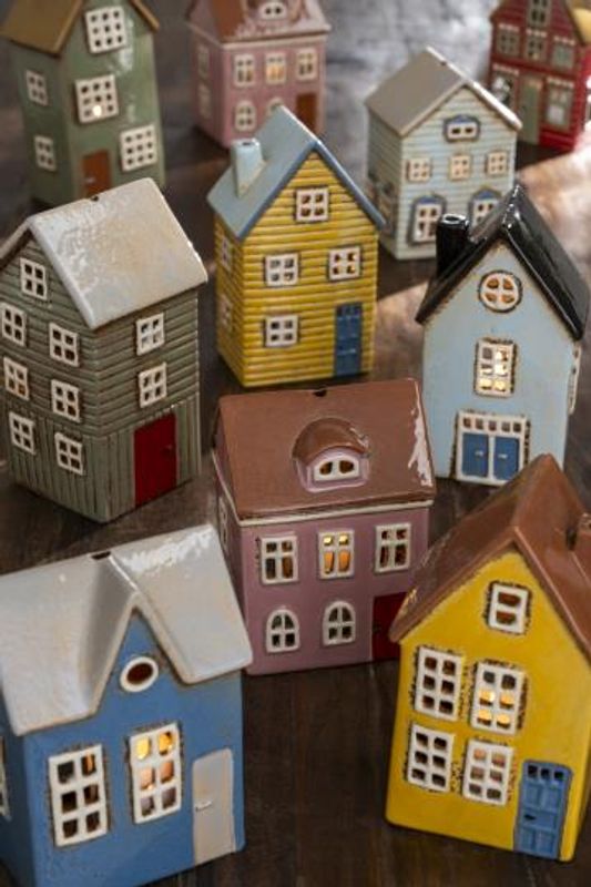 IB Laursen Hus Nyhavn rød sidedør for telys