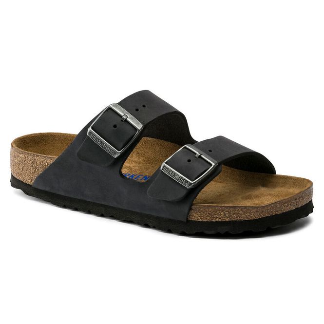 Hovedbilde Birkenstock Arizona SFB Sort Oljet Skinn normal ...