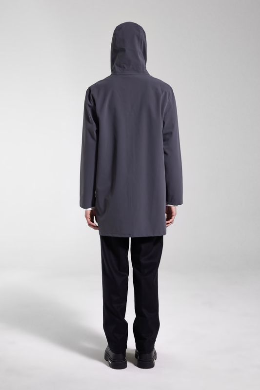 Stutterheim Stockholm lightweight zip matte metal unisex