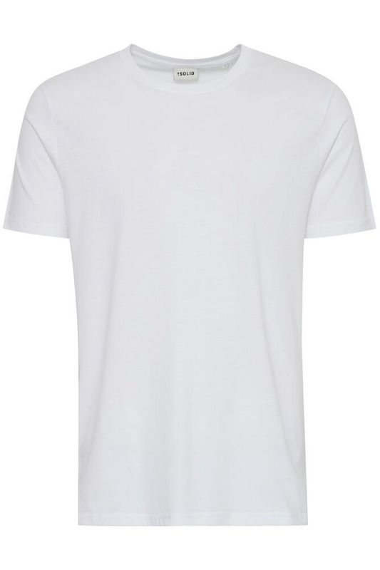 Solid T-shirt Rock bomull hvit