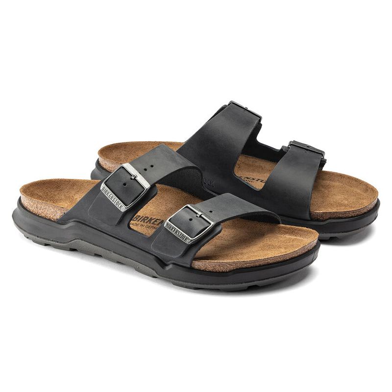 Birkenstock Arizona CT Cross Track svart skinn normal
