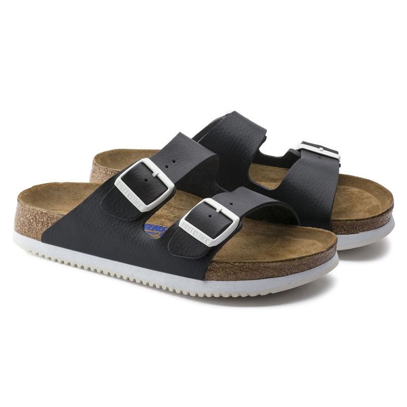 Birkenstock Arizona SL SFB svart skinn normal Myk