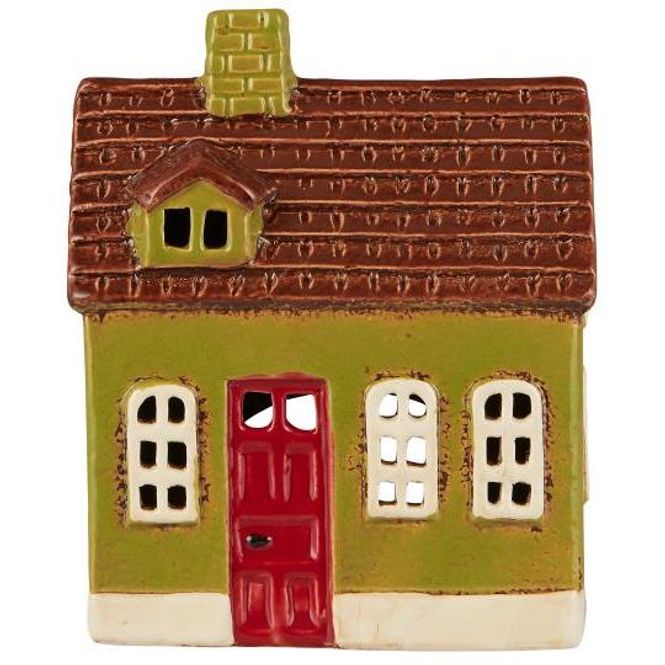 Hovedbilde IB Laursen Hus My Home Town kvist rød dør for ...