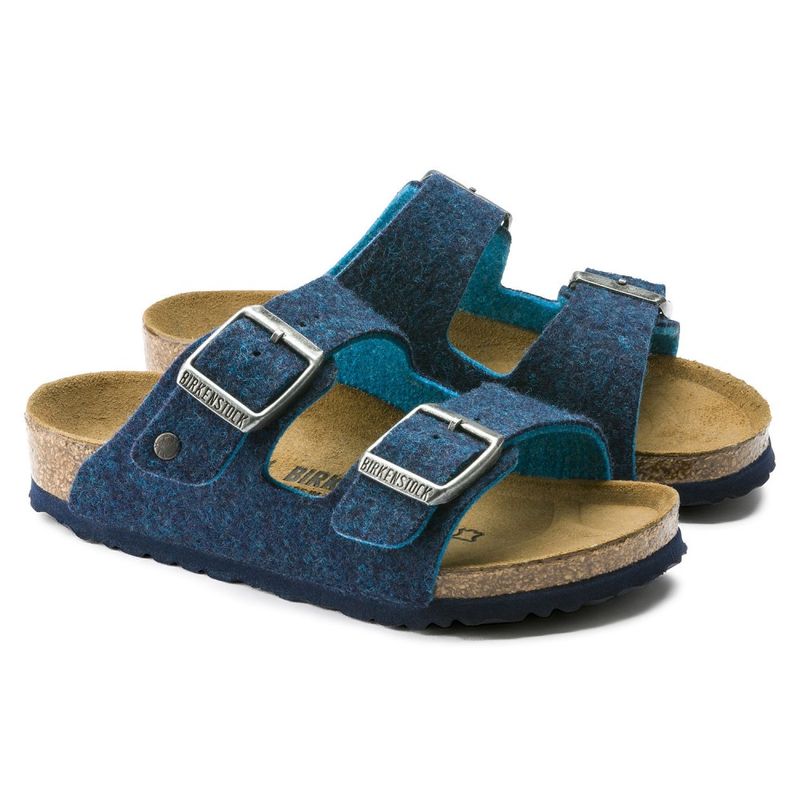 Birkenstock Arizona Doubleface Blå smal
