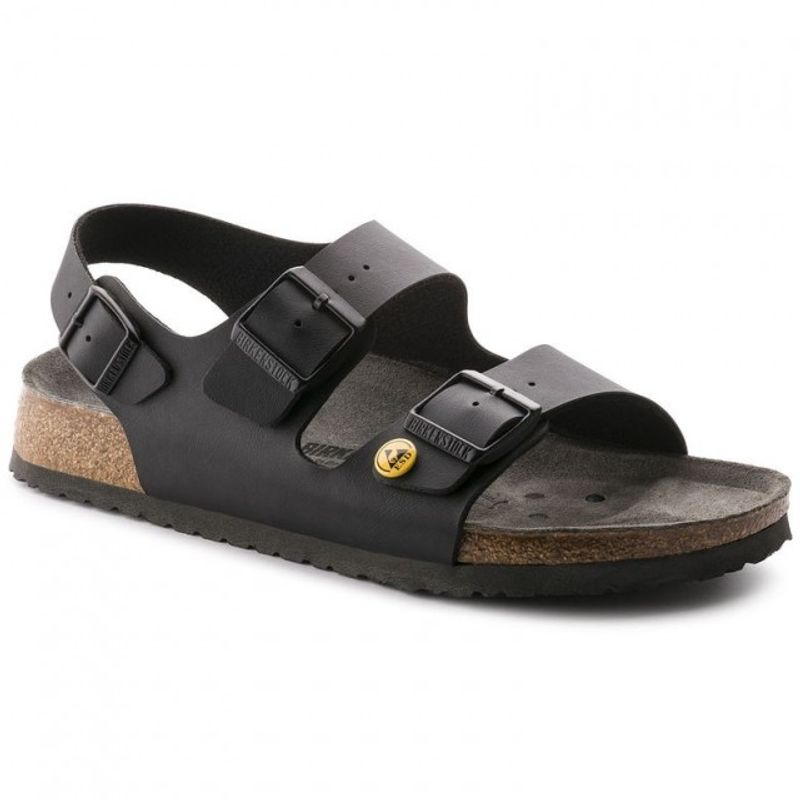 Birkenstock Milano ESD BF svart pro smal