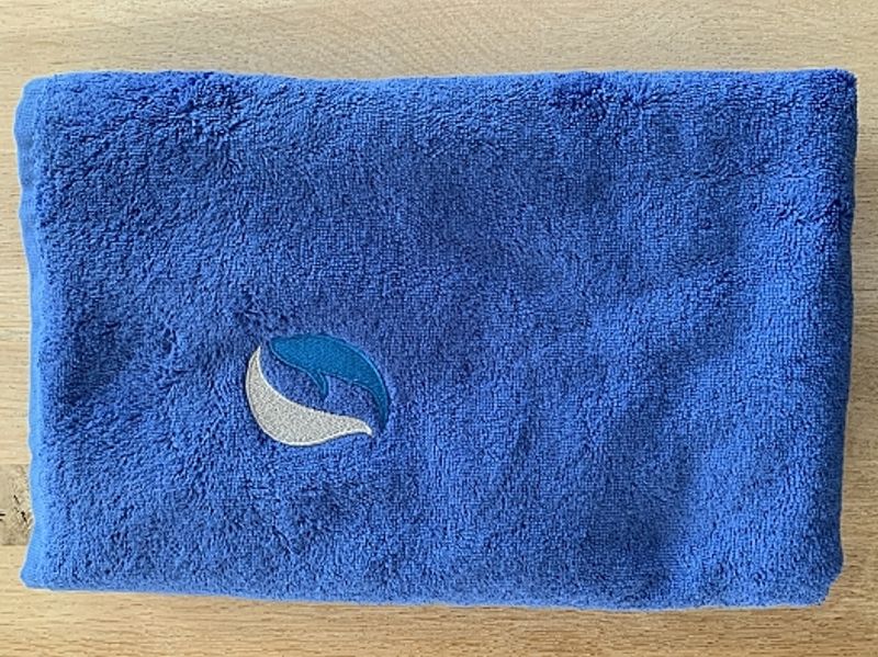 BB Aqua håndkle i myk bomull 70x140 - himmelblå