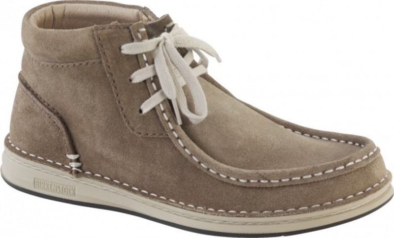 Birkenstock Pasadena High Ladies taupe sem skinn normal