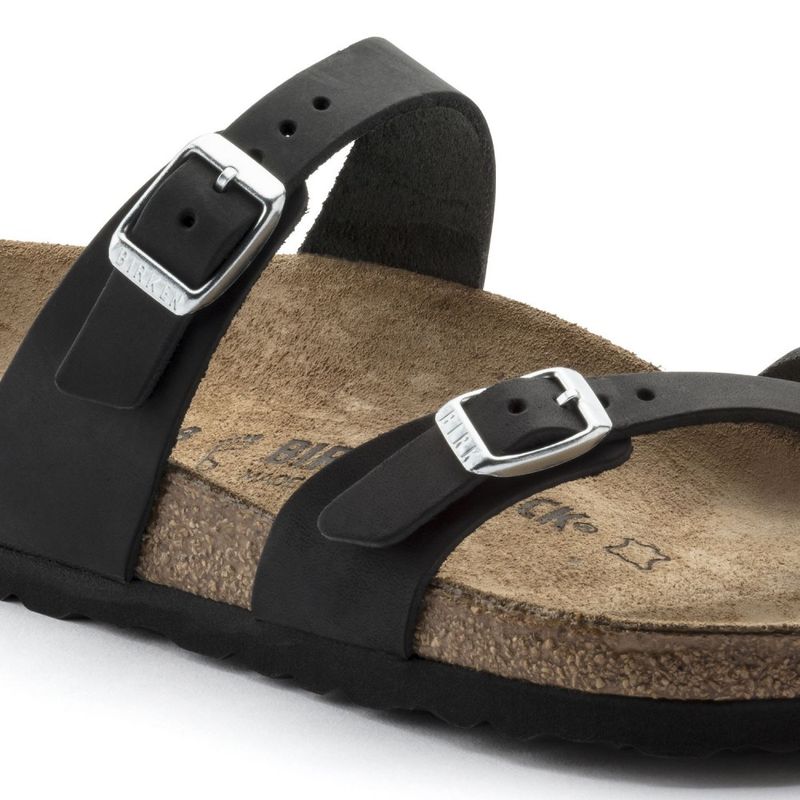Birkenstock Mayari svart oljet skinn normal