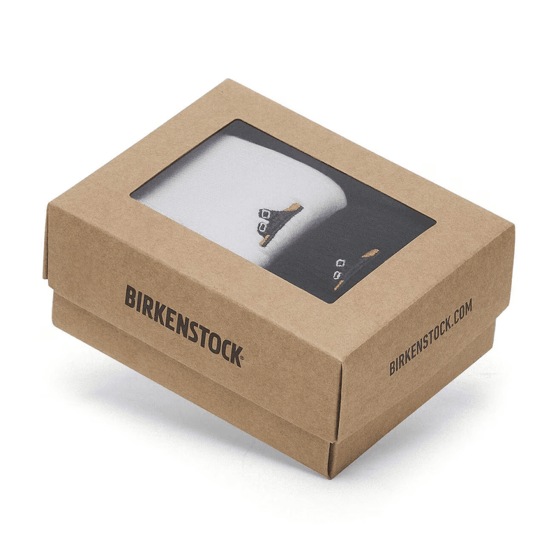 Birkenstock sokker sett 2 par bomull svart/hvit - unisex