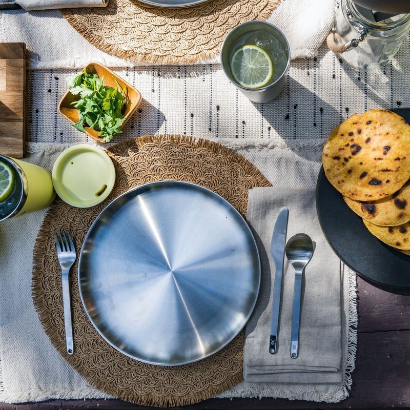 Hydro Flask Turbestikk Sett Stainless / Pouch Rain