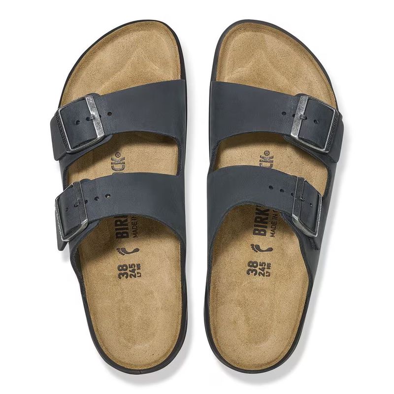 Birkenstock Arizona CT Crosstown Svart oljet skinn smal