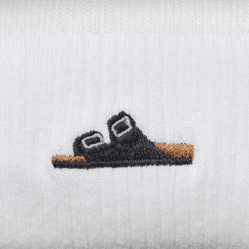 Birkenstock sokker sett 2 par bomull svart/hvit - unisex