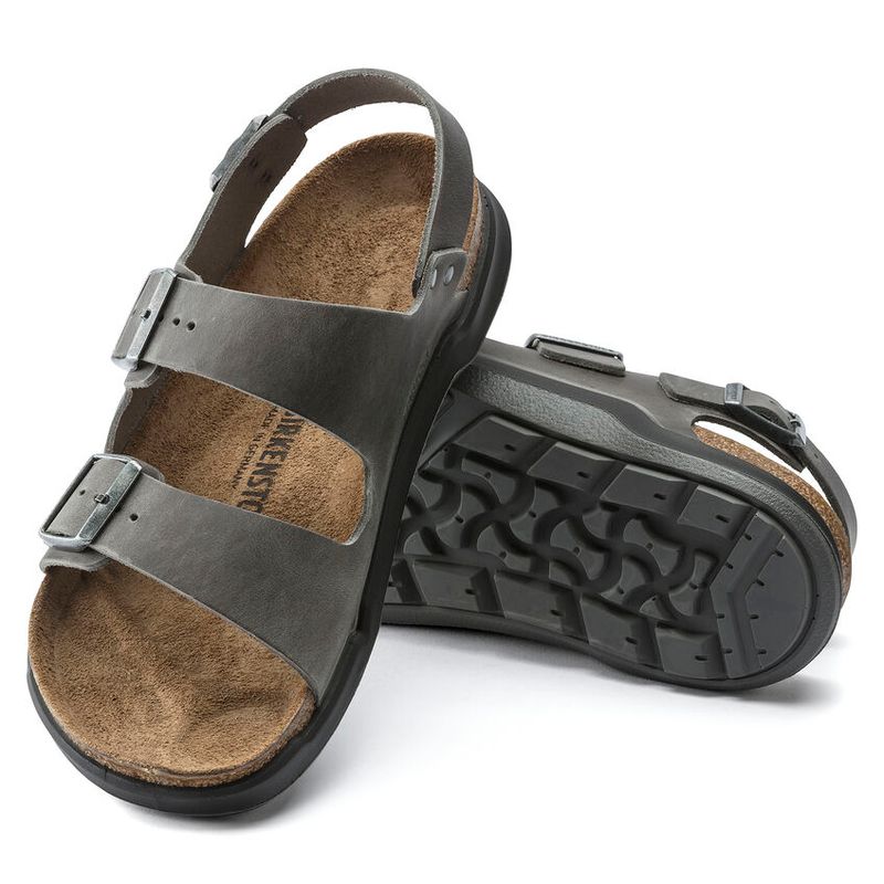 Birkenstock Milano CT Cross Track Iron oljet skinn normal