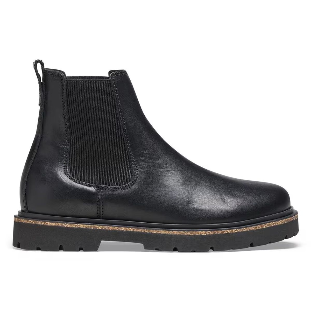 Birkenstock Highwood Slip on Mid Dame skinn svart normal