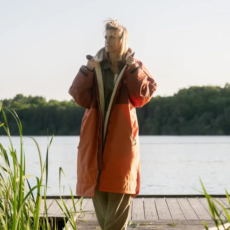 WH Poncho Storm Yukon Rød S-M