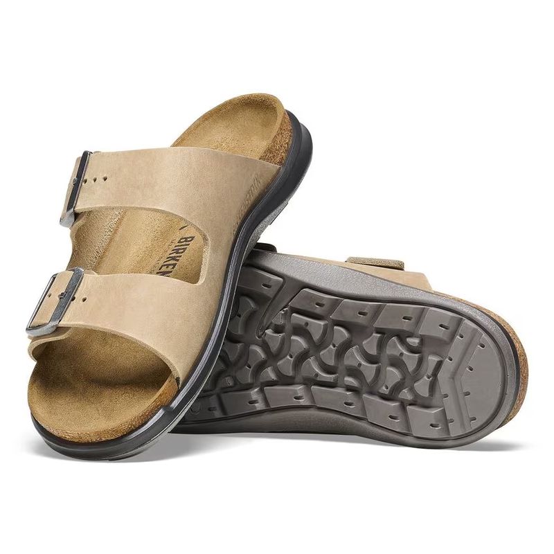 Birkenstock Arizona CT Crosstown Tabacco Brown oljet skinn smal