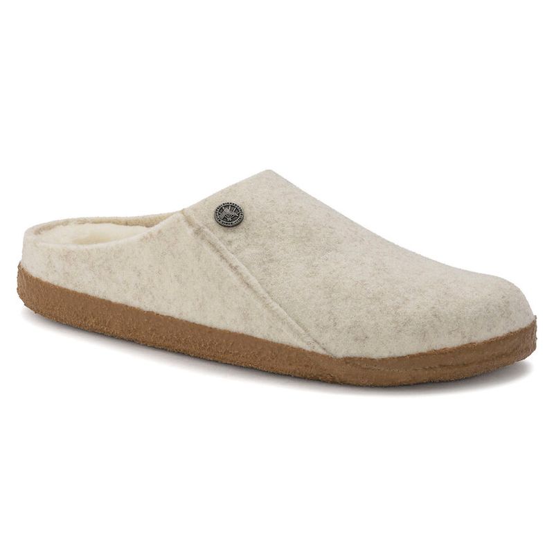 Birkenstock Zermatt Shearling FE Ecru ull smal