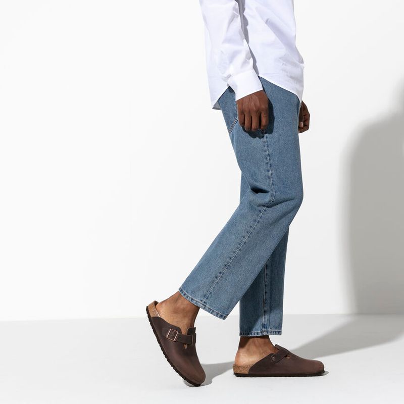 Birkenstock Boston SFB Habana oljet skinn normal myk såle